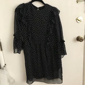 Topshop dress in polka dots